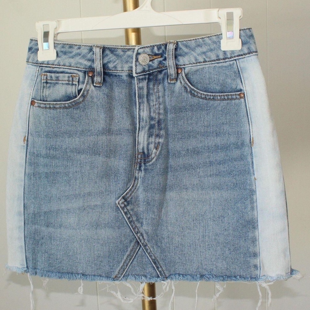 PacSun denim mini skirt